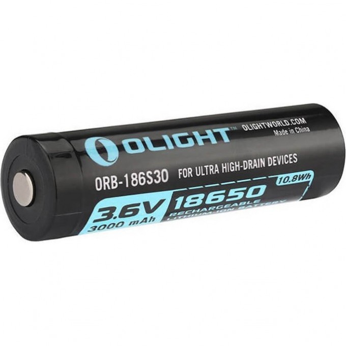 Аккумулятор Li-ion OLIGHT HDC ORB-186S30 18650 3,7 В 3000 mAh 927345 Аккумулятор Li-ion OLIGHT HDC ORB-186S30 18650 3,7 В 3000 mAh 927345