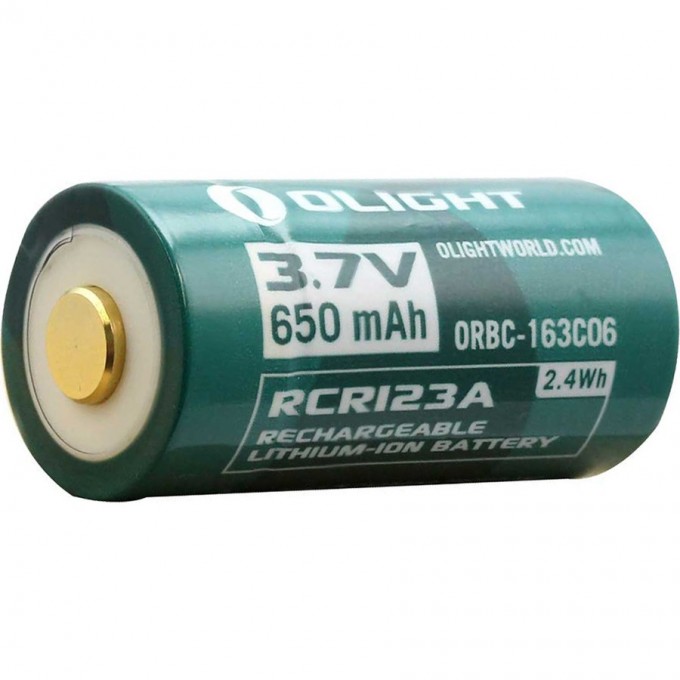 Аккумулятор OLIGHT 16340 3,7 В 650 MAH (+USB порт зарядки) ORBC-163C06 Аккумулятор OLIGHT 16340 3,7 В 650 MAH (+USB порт зарядки) ORBC-163C06