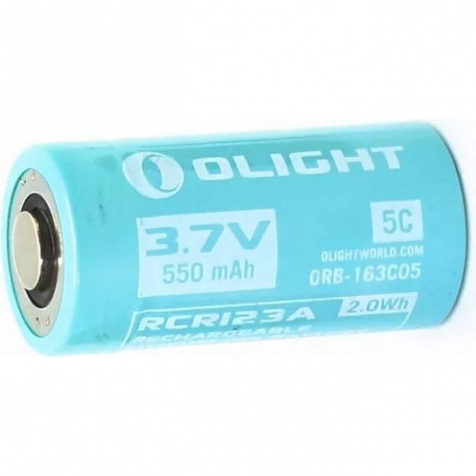 Аккумулятор Li-ion OLIGHT ORB-163C05 16340 3,7 В 550 mAh 927338 Аккумулятор Li-ion OLIGHT ORB-163C05 16340 3,7 В 550 mAh 927338