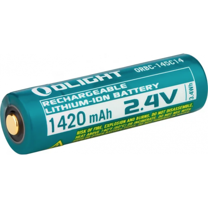 Аккумулятор Li-ion OLIGHT ORBC-145C14 14500 2.4V 1420mAh 125057 Аккумулятор Li-ion OLIGHT ORBC-145C14 14500 2.4V 1420mAh 125057